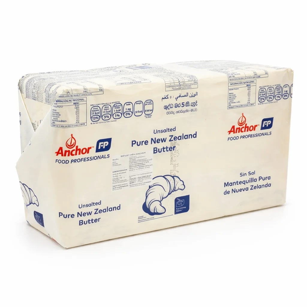 Bơ lạt Anchor (khối 5kg) chia lẻ 500G